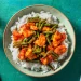 Soy and Honey Chicken with Green Beans and Rice Recipe