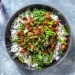 Thai Style Pork Rice Bowl with Green Beans, Coriander and Rice Recipe